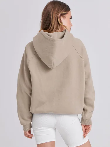 Vista 65 de ANRABESS - Sudaderas con capucha para mujer, sobre talla, de vellón de manga larga, modelo de 2024, para otoño