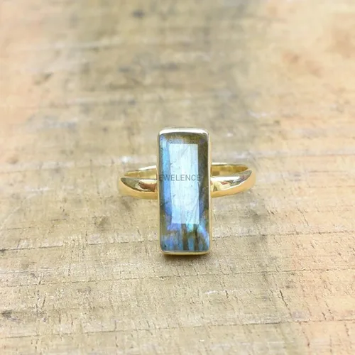 Vista 42 de Anillo de plata de ley maciza superpuesta de oro amarillo de 18 quilates para mujer, anillo de compromiso de plata esterlina, juego de bisel