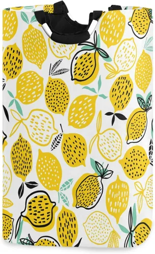 Vista 12 de visesunny Cesta plegable para ropa sucia con diseño de calavera, color negro, grande, de tela Oxford, organizador de juguetes con asa para baño