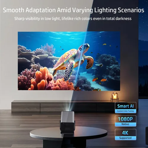 Vista 5 de Proyector HP con Netflix, compatible con cargador de batería USB-C Negro