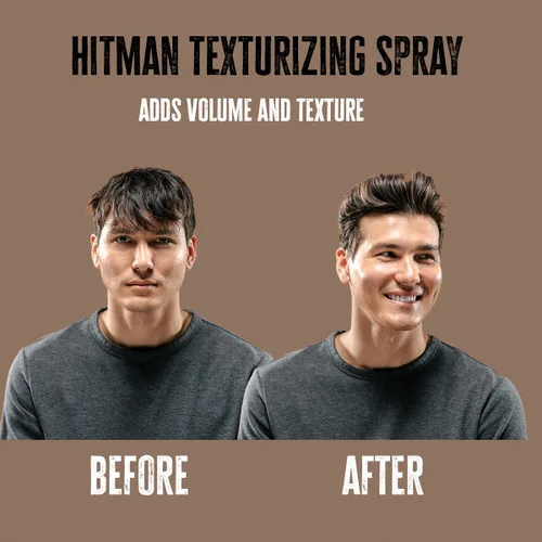 Vista 4 de GIBS Grooming Hitman - Spray texturizante, 5 onzas líquidas