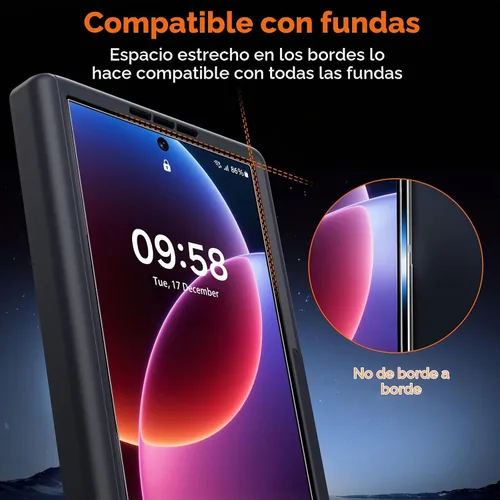 Vista 2 de TOCOL for Samsung Galaxy Z Fold 8 Screen Protector Transparente