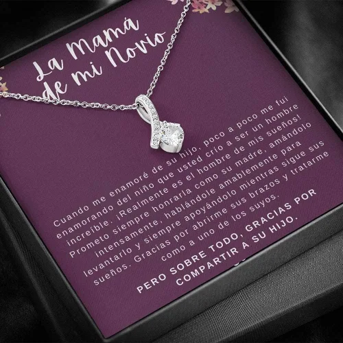 Vista 2 de Regalo para La Mamá de mi Novio, Regalo de cumpleaños para La Mamá de mi Novio, Regalo del Día de la Madre para la Mamá del Novio