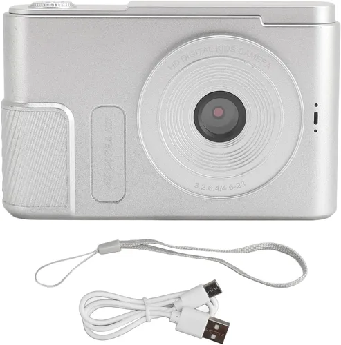 Vista 6 de Cámara digital, cámara de enfoque automático 4K para vlogging, cámara digital de zoom digital de 48 MP 16X con pantalla de 2.4 pulgadas, cámara