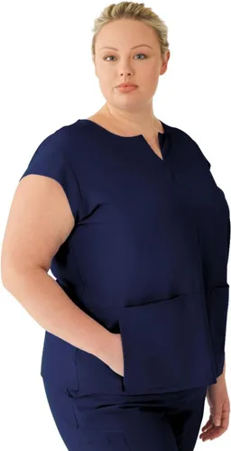 Vista 7 de Blusa médica Nolita de gran tamaño con cuatro bolsillos para mujer