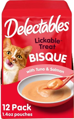 Vista 14 de Hartz Delectables - Golosinas húmedas para gatos, atún, 12 unidades - 3270011057