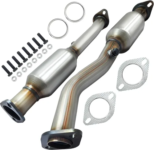 Vista 9 de JT Convertidor catalítico compatible con Nissan Frontier/Xterra 2002 2003 2004 3.3L V6 2 piezas (compatible con EPA)