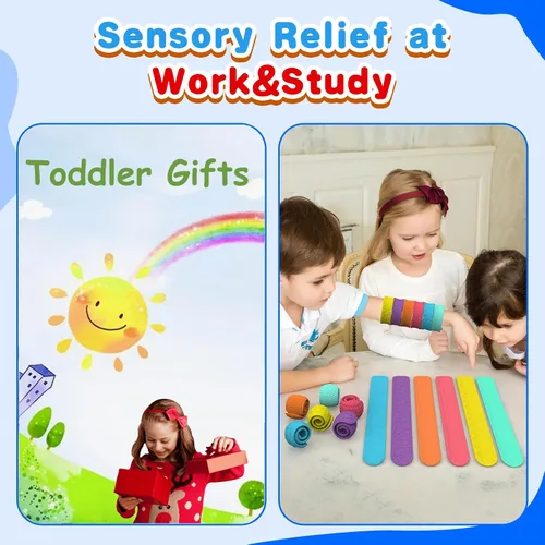 Vista 5 de Paquete de 6 juguetes para ansiedad para niños, juguetes sensoriales para niños con autismo, productos sensoriales para niños con autismo