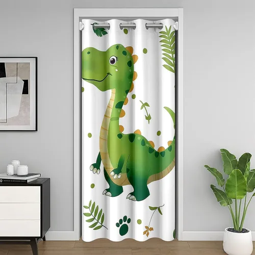 Vista 10 de jejeloiu Cow Skull Door Curtain for Doorway Privacy 34x80 Inch 1 Panel Kids Longhorn Skull Closet Cover for Boys Girls Teens Western Desert Room