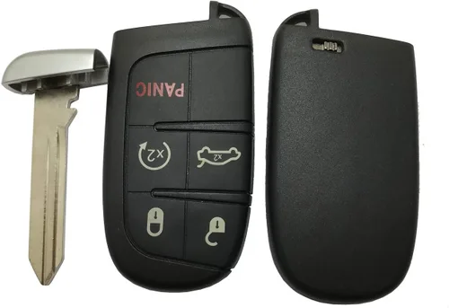 Vista 6 de J-ACCES - Funda para llavero para Jeep Grand Cherokee Dodge Challenger Charger Dart Durango Journey Chrysler 300