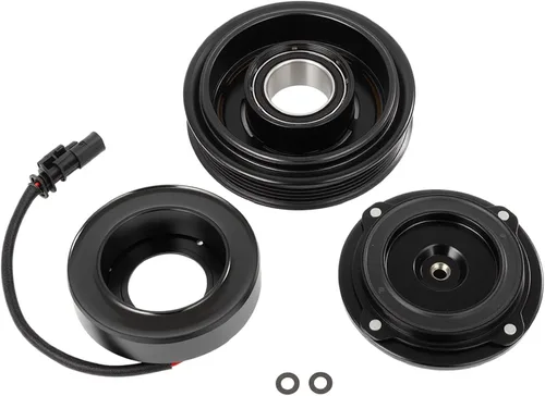 Vista 60 de CCIYU Embrague del compresor de aire acondicionado 2016-2018 para Fiat 500X 2.4L 2015-2021 para Jeep Renegade 2.4L AC Compresor para automóvil