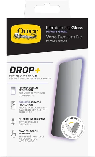 Vista 8 de OtterBox iPhone 15 Pro MAX (solo vidrio), protección contra arañazos, respuesta táctil impecable, resistente a las huellas dactilares, fácil