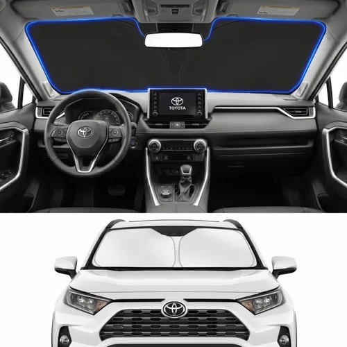 Vista 121 de Parasol para parabrisas para BMW X1 E84 2016-2024 2025, accesorios – Cubierta de parasol para parabrisas de ventana delantera, ajuste personalizado