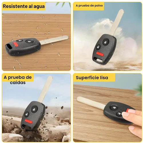 Vista 6 de 2 unidades de control remoto de entrada sin llave de repuesto para Honda
