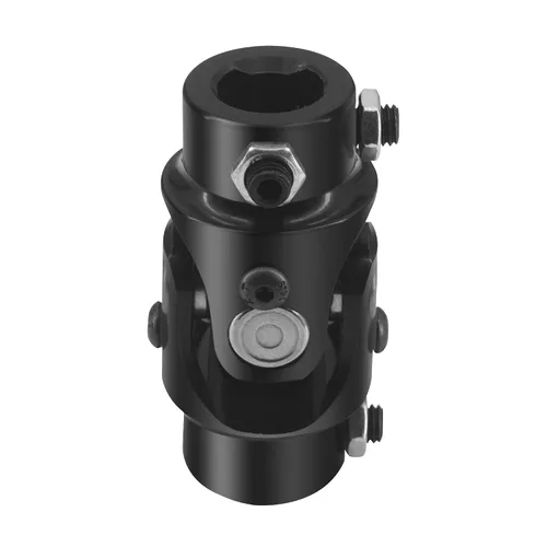 Vista 7 de 3/4" 36 Estrías X 3/4" DD Eje de Dirección Junta U Junta Universal Simple Acoplamiento (Negro, 3-1/4" de Longitud)