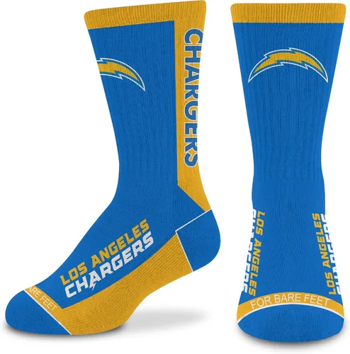 Vista 37 de For Bare Feet NFL - Calcetines unisex para niños de la NFL Mvp Crew