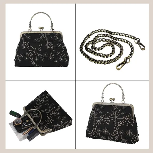 Vista 5 de Bolso cruzado floral para mujer