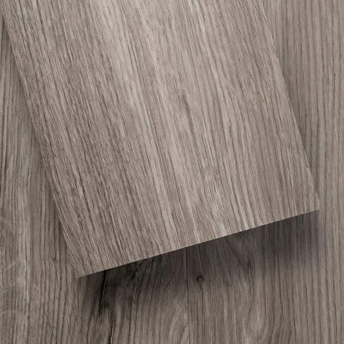 Vista 19 de LUCiDA SURFACES - Baldosas de vinilo de lujo, azulejos autoadhesivos para instalar uno mismo, 12 tablones con apariencia de madera, BaseCore - Blanc