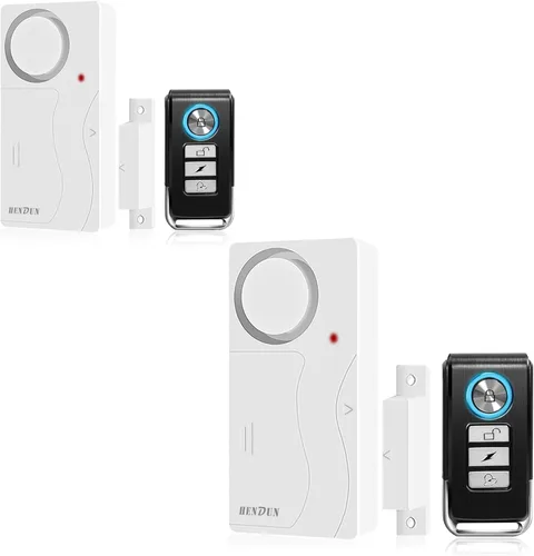 Vista 11 de Hendun Alarmas de puerta con control remoto, alarma de ventana
