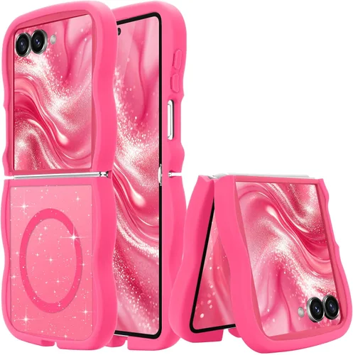 Vista 58 de Pepmune for Samsung Galaxy S25 Plus/S24 Plus Case Wave Frame, Desert Gold Dorado Desierto