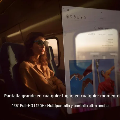 Vista 3 de INAIR 2 PRO Gafas AR Imagen y Vídeo de 2D a 3D Interruptor de Realidad/Virtual Pantalla Múltiple Pantalla de 135" 120Hz para Trabajo