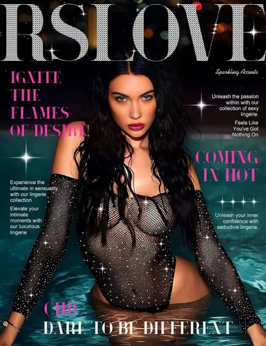 Vista 2 de RSLOVE Lencería para mujer, body de malla sexy con diamantes de imitación brillantes
