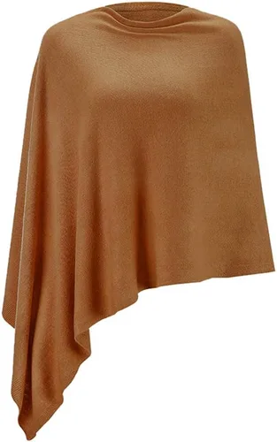 Vista 99 de Fomolom Ponchos para mujer, versátil, ligero, tejido sólido, chal envolvente, bufanda, accesorios para mujer