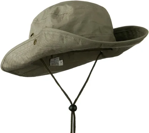 Vista 4 de Sombreros australianos de sarga cepillada de tamaño extra grande