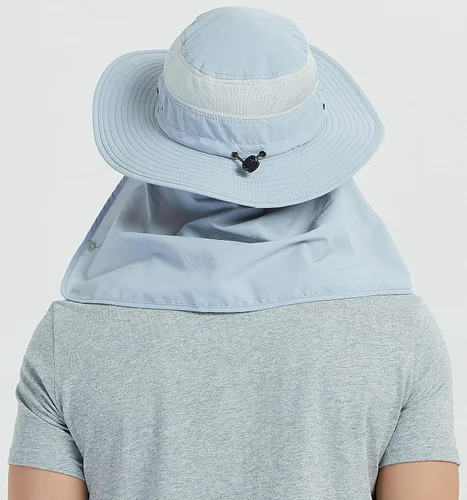 Vista 10 de Gorra de pesca Ddyoutdoor™ 07–281. Moda, verano, protección solar al aire libre, con cuello y visera de ala ancha