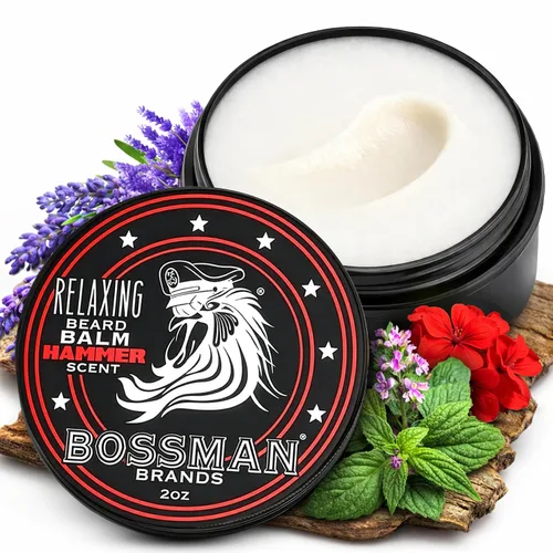 Vista 20 de Bossman Essentials Kit de barba para hombres, juego de 3, gelatina de aceite para barba, crema acondicionador fortificante, bálsamo para barba