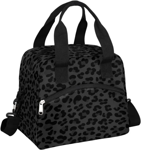 Vista 25 de Pardick Bolsa de almuerzo aislada con diseño de galaxia colorida para mujeres y hombres y adultos, con purpurina, grande, hielera, térmica A01