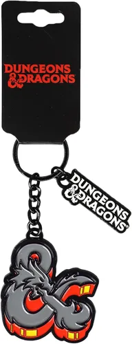 Vista 2 de Bioworld Dungeons Dragons Ampersand Llavero Negro