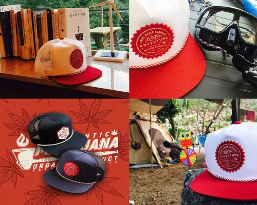 Vista 4 de WITHMOONS CABA0859 - Gorra unisex de estilo ajustable