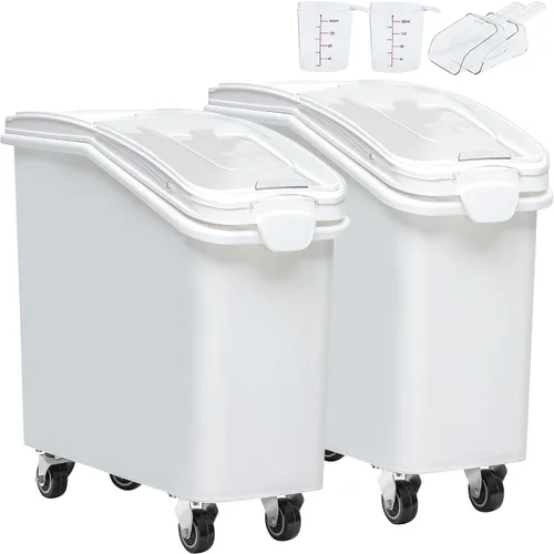 Vista 12 de YITAHOME Contenedor de almacenamiento de alimentos de 4 piezas y Transparente