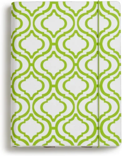 Vista 4 de Hansen Cover White & Lime Trellis Print (se adapta a Kindle, Paperwhite y Touch)