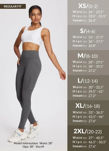Vista 6 de baleaf Leggings con forro polar para mujer, impermeables, pantalones de senderismo de invierno, mallas térmicas para correr, bolsillos