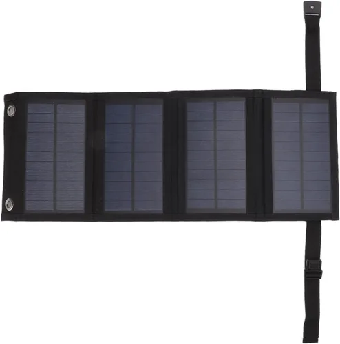 Vista 5 de Drfeify Cargador portátil del panel solar 20W, marco diseñado cargador de batería móvil del poder para acampar, conveniente para el uso en interiores