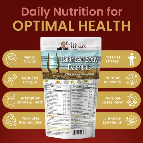 Vista 2 de Perer's Choice - Paquete de multivitamínicos y minerales naturales diarios, 2 paquetes de 30 paquetes diarios, alta potencia para la digestión