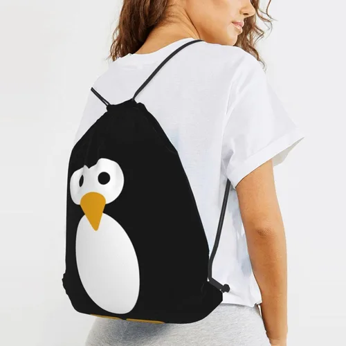 Vista 5 de TumzfhQ Mochila de gimnasio con cordón para hombres y mujeres, ligera, para escuela, viajes, deportes, yoga, compras, playa, Mochila de gimnasio