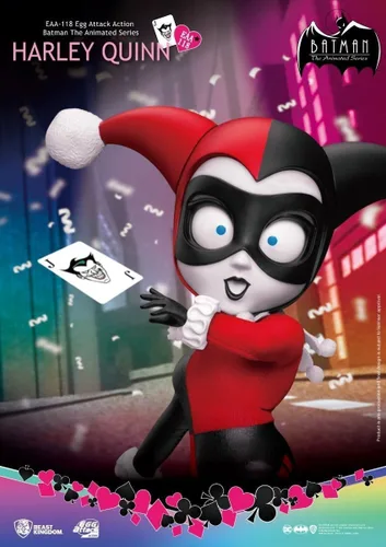Vista 6 de Beast Kingdom Batman The Animated Series: Harley Quinn EAA-118 Egg Attack Figura de acción, multicolor