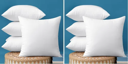 Vista 11 de MIULEE Paquete de 4 rellenos de almohada para exteriores de 12x18 pulgadas, rellenos de almohada decorativos resistentes al agua, relleno