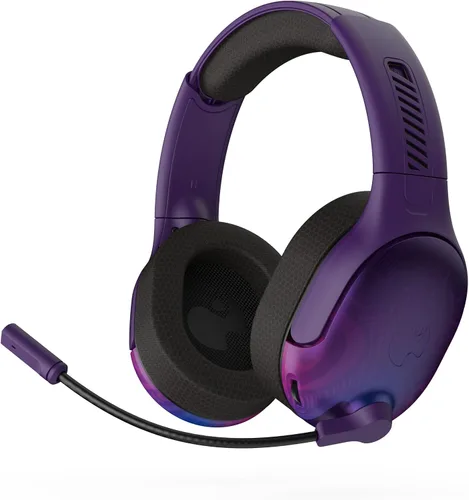 Vista 8 de PDP AIRLITE Pro Wireless Headset with Mic for Xbox Series XS, Xbox One, Windows 1011 - Purple Fade (Only at Tienda)