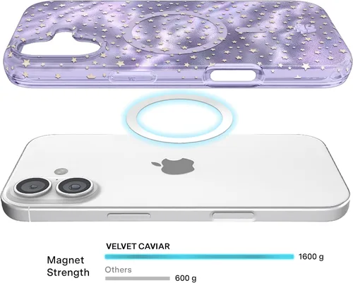 Vista 410 de VELVET CAVIAR Funda para iPhone 15, compatible con MagSafe, probada contra caídas de 10 pies, fundas protectoras de diseño, leopardo color rosa