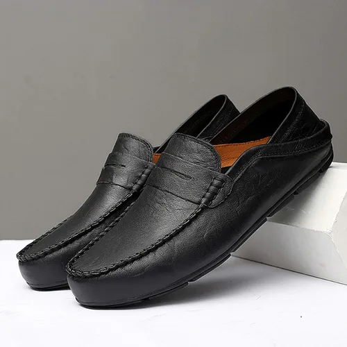 Vista 6 de Go Tour Mocasines casuales para hombre, zapatos de conducción sin cordones