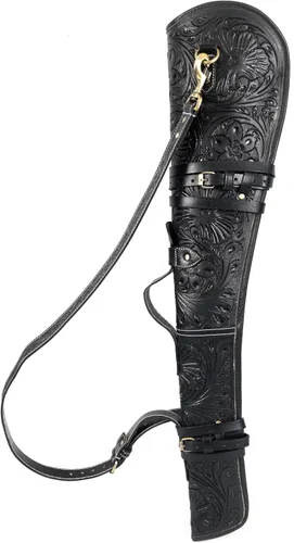 Vista 6 de Funda para rifle de 33 pulgadas, fundas suaves para escopeta - Fundas de cuero genuino para rifle y escopeta, accesorios de caza, funda de pistola