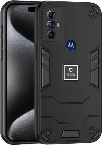 Vista 371 de Funda compatible con Redmi A1, compatible con Redmi A2 2 en 1 [PC dura + TPU], funda de teléfono negra