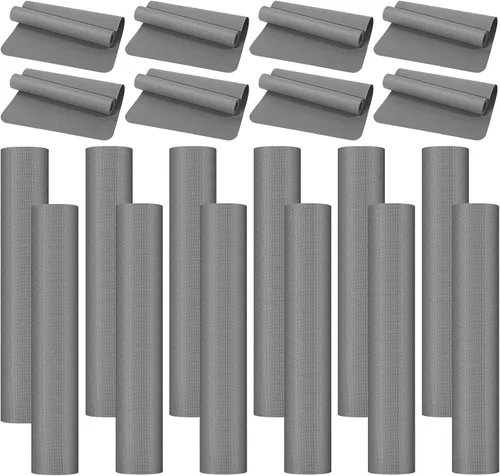 Vista 9 de Paquete de 10 esterillas de yoga a granel, 68' x 24' x 4mm de espesor Esterillas de yoga para niños y adultos, paquete de esterillas de gimnasio