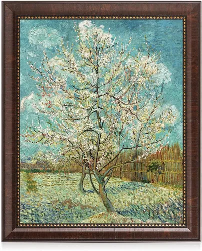 Vista 71 de Serie de pinturas de Vincent Van Gogh (favoritos). Reproducción de arte clásico de Van Gogh, impreso en lienzo, Algodón, Almond Blossom, 16x20