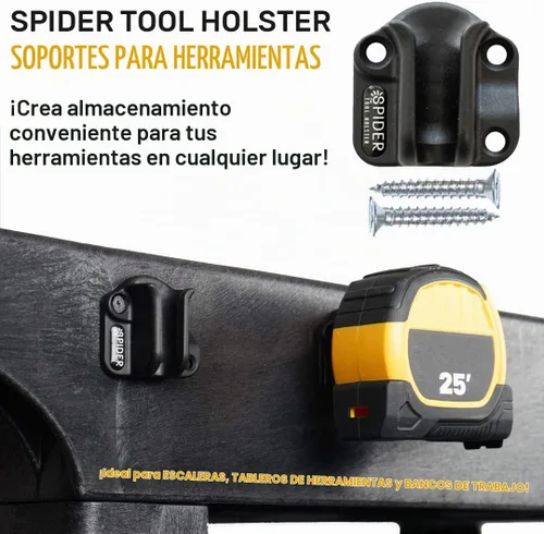 Vista 4 de Spider Muelles de herramientas para funda de herramientas, paquete de Instala el almacenamiento de herramientas compatible con Spider-en cualquier