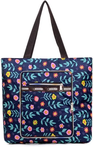 Vista 14 de Bolsas de compras reutilizables, plegables, lavables, impermeables, grandes, resistentes y resistentes para uso diario